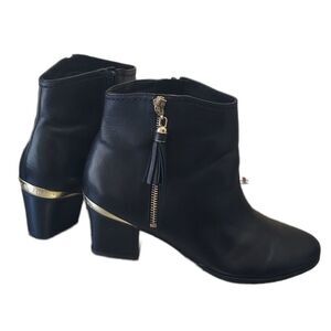 Isaac Mizrahi Julian Leather Ankle Boots